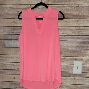 Honeyme Sleeveless Pink Top